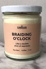 Ecogold Braiding O'Clock Coffee Candle 9 oz