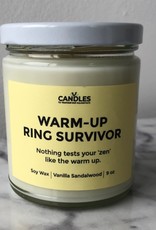 Ecogold Warm Up Ring Survivor Vanilla Sandalwood Candle 9 oz