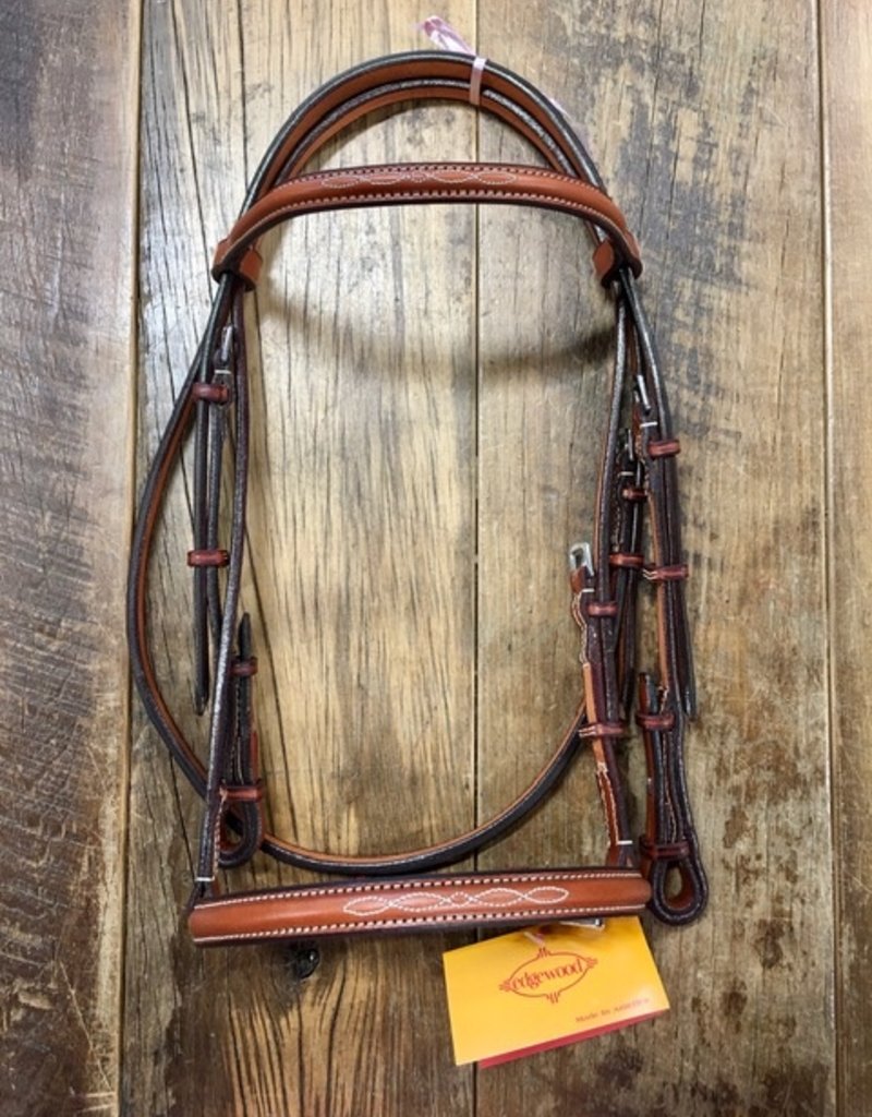 Edgewood Edgewood Fancy-Stitched Raised Bridle 5/8"