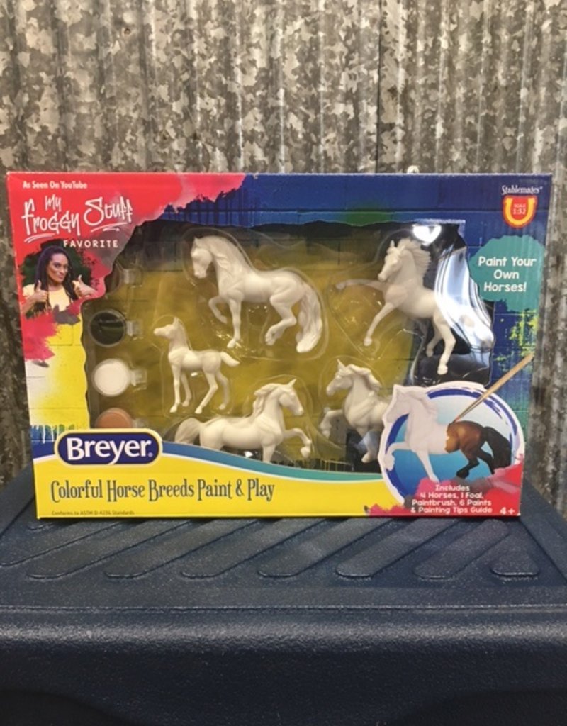 Breyer Breyer Colorful Horse Breeds Paint and Play
