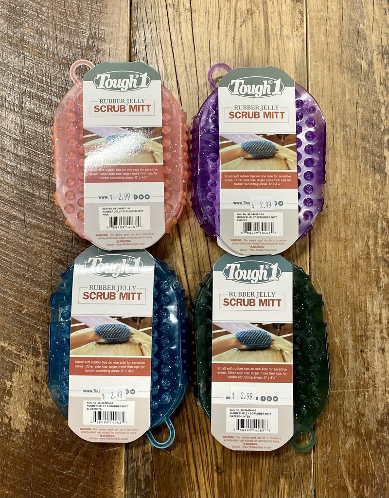 Tough1 Tough1 Rubber Jelly Scrub Mitt