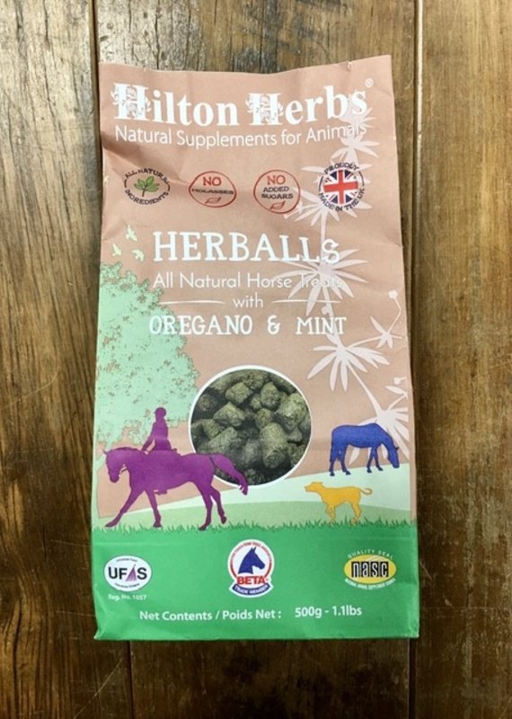 RJ Matthews Hilton Herbs Herballs Horse Treats Oregano & Mint