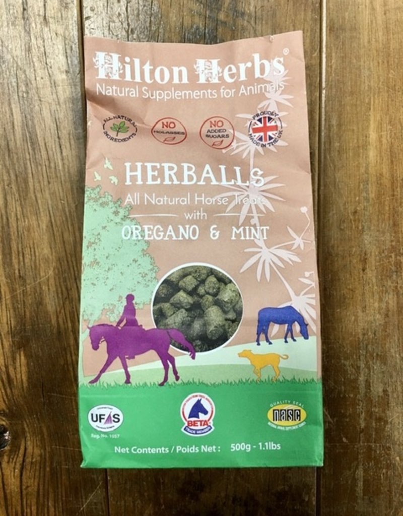 RJ Matthews Hilton Herbs Herballs Horse Treats Oregano & Mint