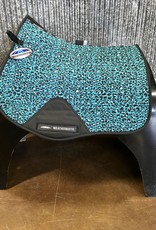 Weatherbeeta Weatherbeeta Prime All Purpose Saddle Pad Turquoise Leopard Print Full