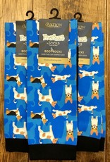 Ovation Ovation Ladies Footzees Boot Socks Corgi & Jack Russell