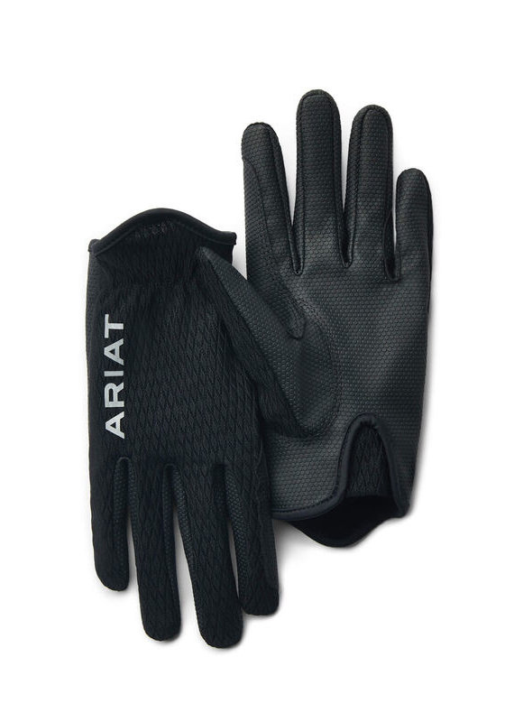 Ariat Ariat Adult Cool Grip Black Gloves