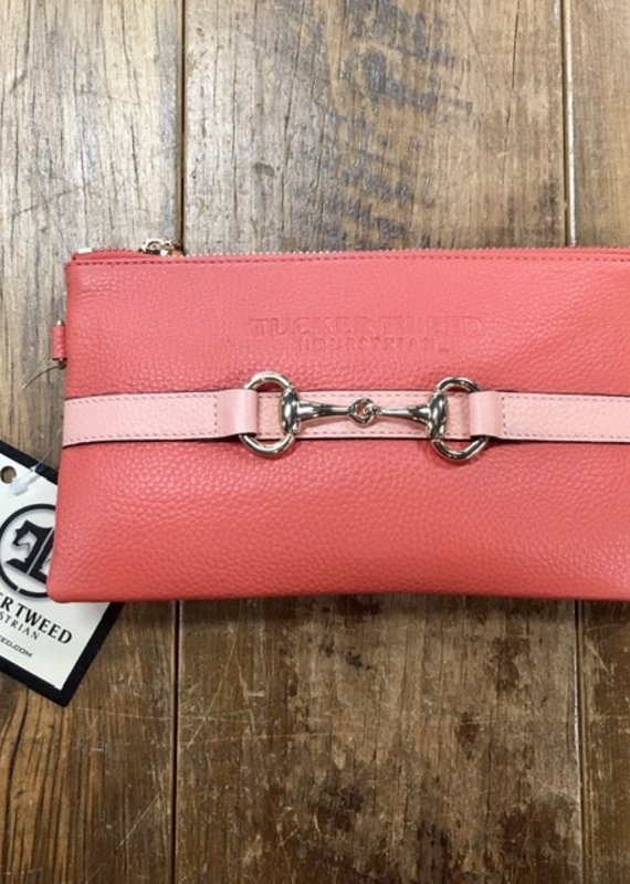 Tucker Tweed Equestrian Tucker Tweed Wellington Wristlet Living Coral/Peach