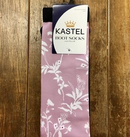 Kastel Kastel Lilac Floral Boot Sock