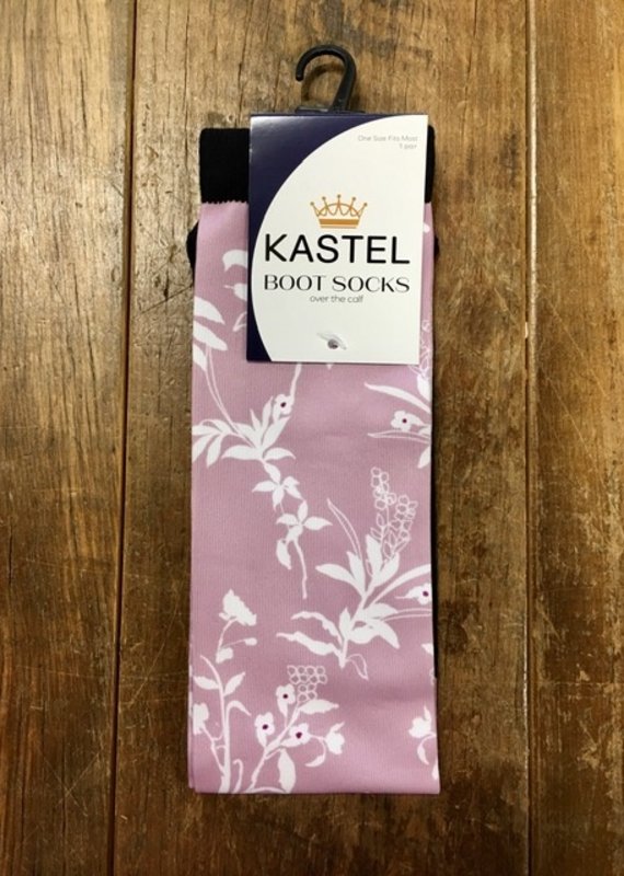 Kastel Kastel Lilac Floral Boot Sock