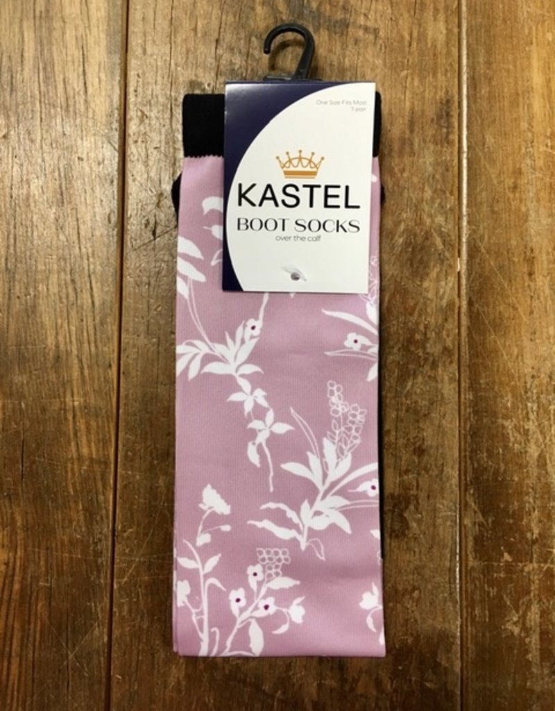 Kastel Kastel Lilac Floral Boot Sock