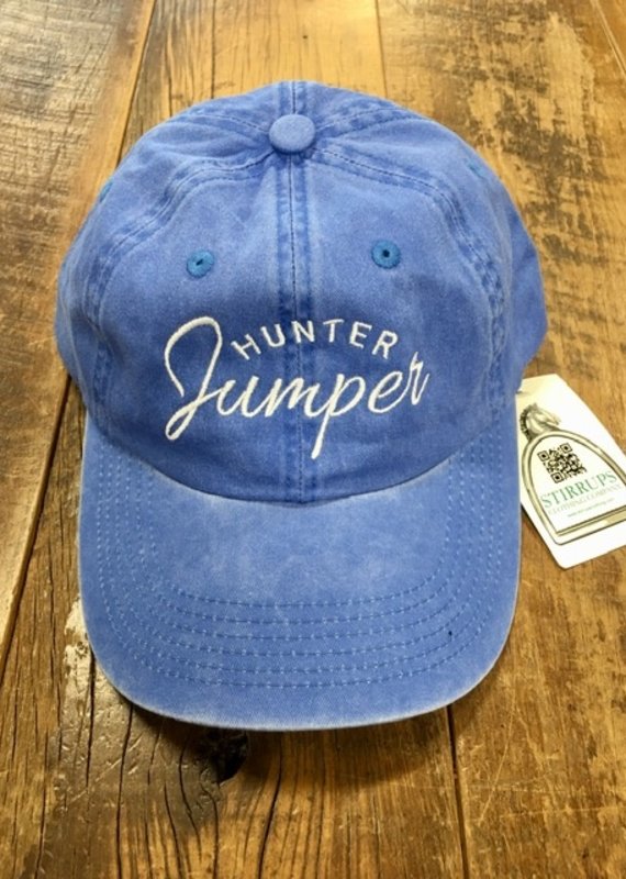 Stirrups Clothing Company Hunter Jumper Adult Cap Faded Blue