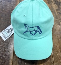 Trotting Horse Adult Cap Mint