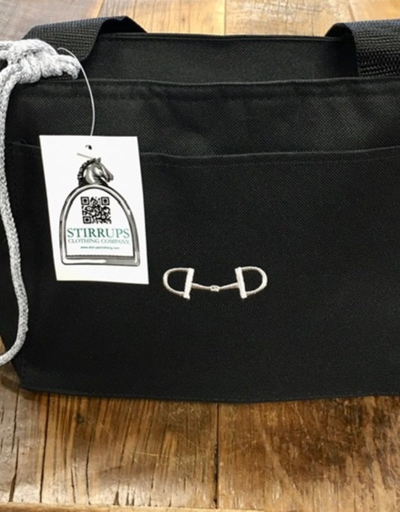 Stirrups Clothing Company D-Ring Bit Insulated Lunch Tote Black