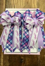 Bows To The Shows Bows To The Shows Plaid Purple Pony Bows
