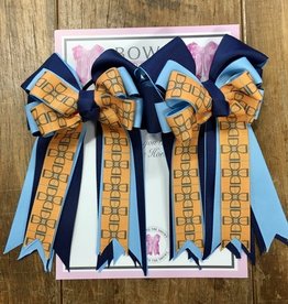 Bows To The Shows Bows to the Shows Orange Stirrup Bows