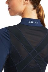 Ariat Ariat Women's Ascent 1/4 Zip Long Sleeve Navy