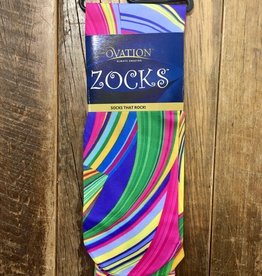 Ovation Ovation Ladies Zocks Boot Socks Braided Colors