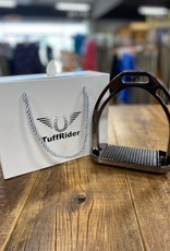 Tuffrider TuffRider Aluminum Stirrups Black Nickel 4.5"