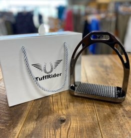Tuffrider TuffRider Aluminum Stirrups Black Nickel 4.5"