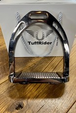Tuffrider TuffRider Aluminum Stirrups Black Nickel 4.5"