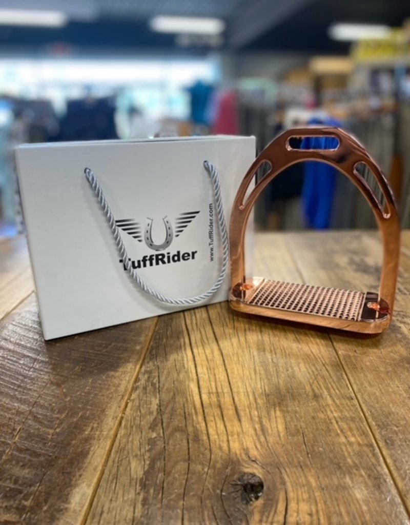 Tuffrider TuffRider Aluminum Stirrups Rose Gold 4.5"