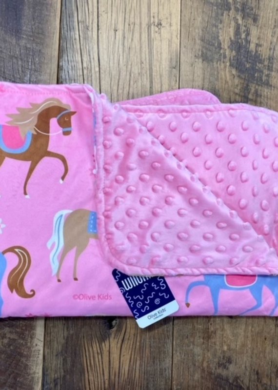 Faire Wildkin Horses Plush Blanket