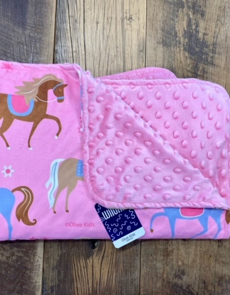 Faire Wildkin Horses Plush Blanket