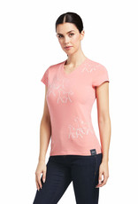 Ariat Ariat Women's Trot Line Short Sleeve T-Shirt Peach Blossom