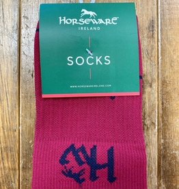 Horseware Ireland Horseware Sports Compression Beetroot Socks