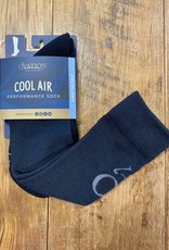 Ovation Ovation Cool Air Ladies Black Boot Socks 7-10