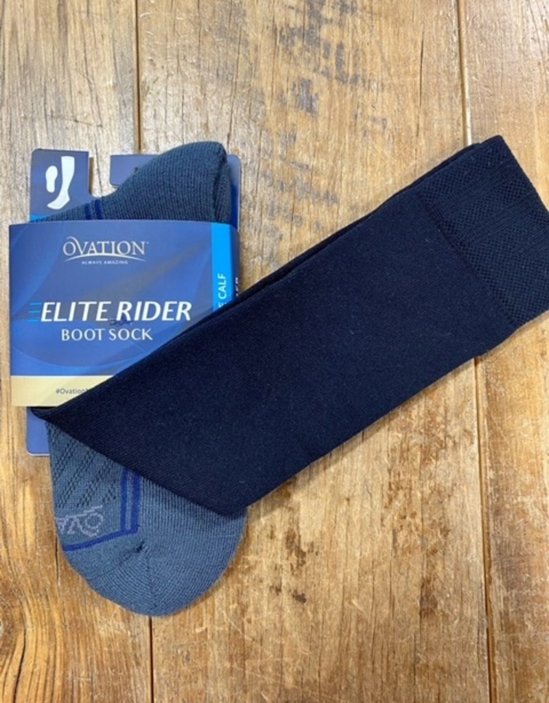 Ovation Ovation Elite Rider Ladies Black Boot Socks 7-10