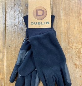 Dublin Dublin Everyday Polar Fleece Riding Gloves Black
