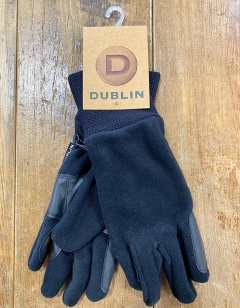 Dublin Dublin Everyday Polar Fleece Riding Gloves Black