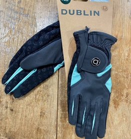 Dublin Dublin Cool-It Gel Riding Gloves Black/Teal