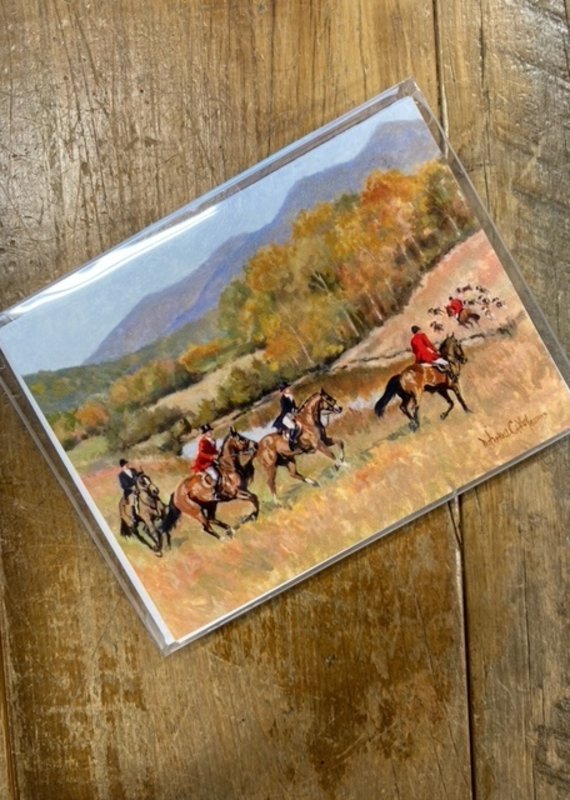 D. Haskell Chhuy D. Haskell Chhuy Colored Hunt 2 Designs Greeting Card