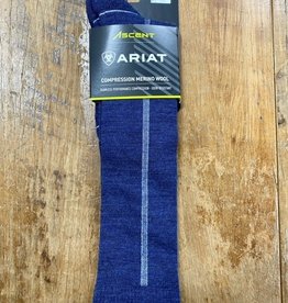 Ariat Ariat Women's  Ascent Merino Wool Boot Sock Navy XS/SM