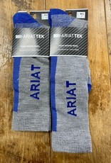 Ariat Ariat Tek Thaw Merino Wool Boot Sock Grey/Blue