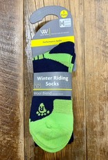 Woof Wear Woof Wear Winter Long Riding Sock Navy/Green Medium