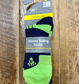 Woof Wear Woof Wear Winter Long Riding Sock Navy/Green Medium