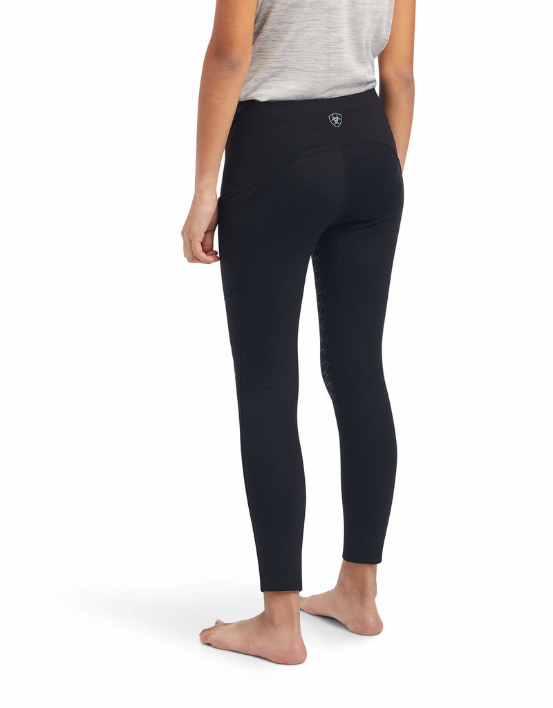 Ariat Ariat Youth Venture Thermal Half Grip Tight Black