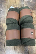 Sixteen Cypress Sixteen Cypress Leatherette Polos Dark Olive/Cognac