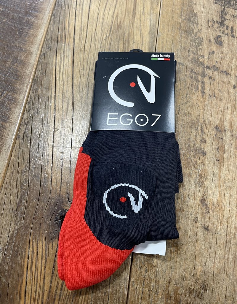 Ego7 Ego 7 Ego Unisex Black/Red Tall Boot Socks