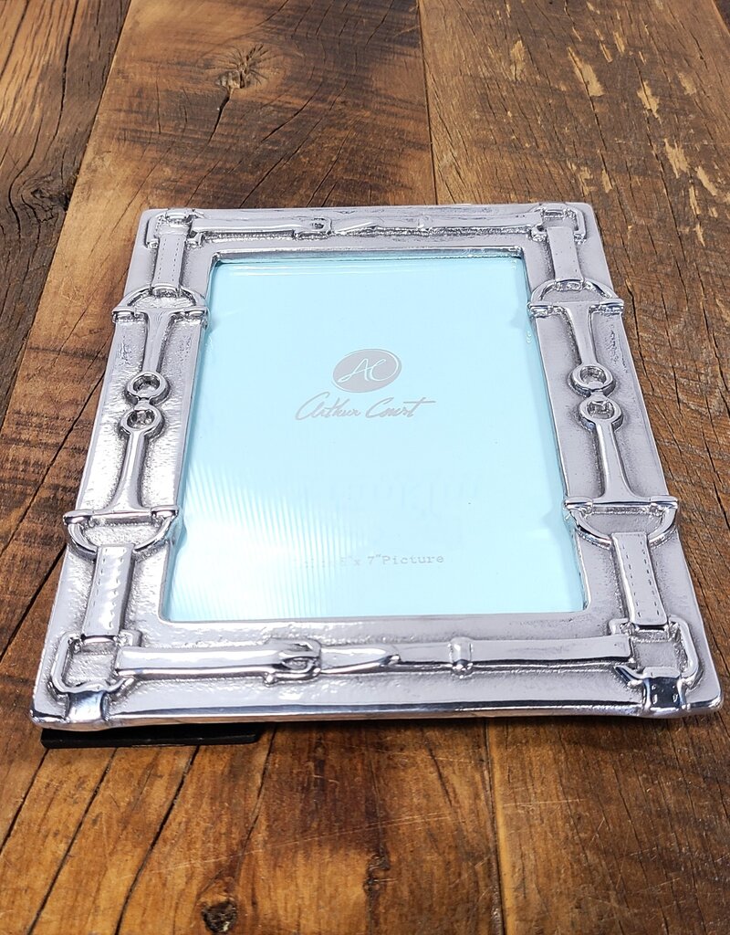 Arthur Court Silver Bit Picture Frame, 5x7