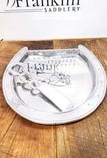Arthur Court Horseshoe Plate with Server