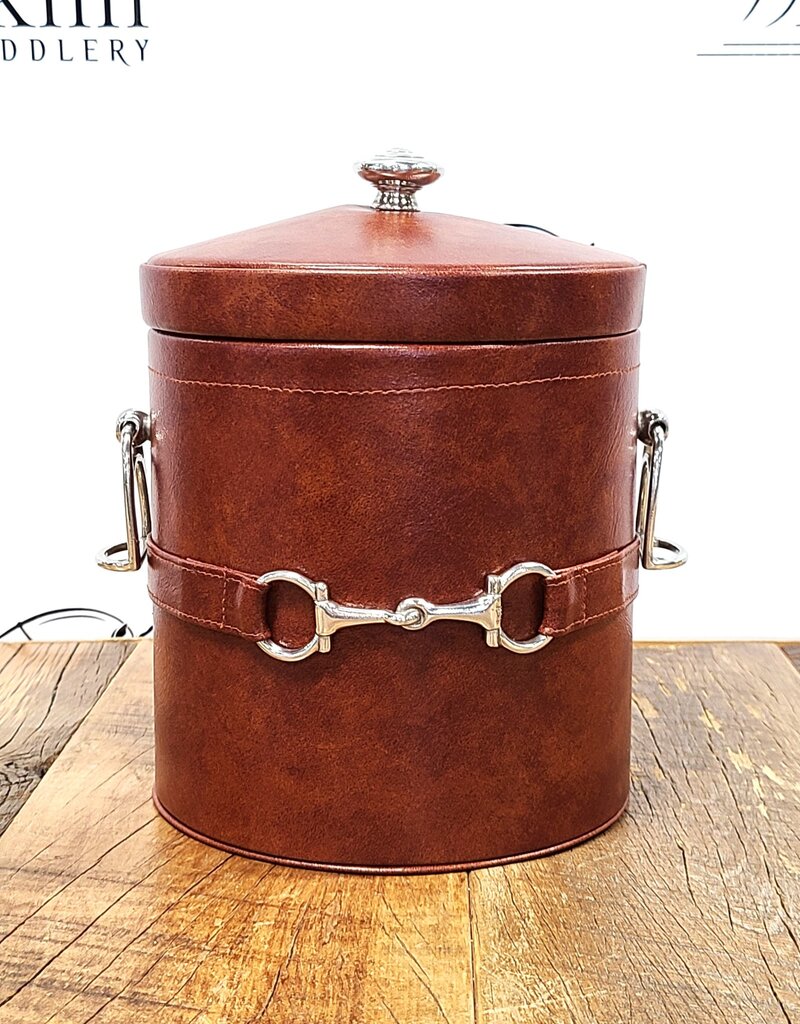 Vagabond House Leather Equestrian Ice Bucket