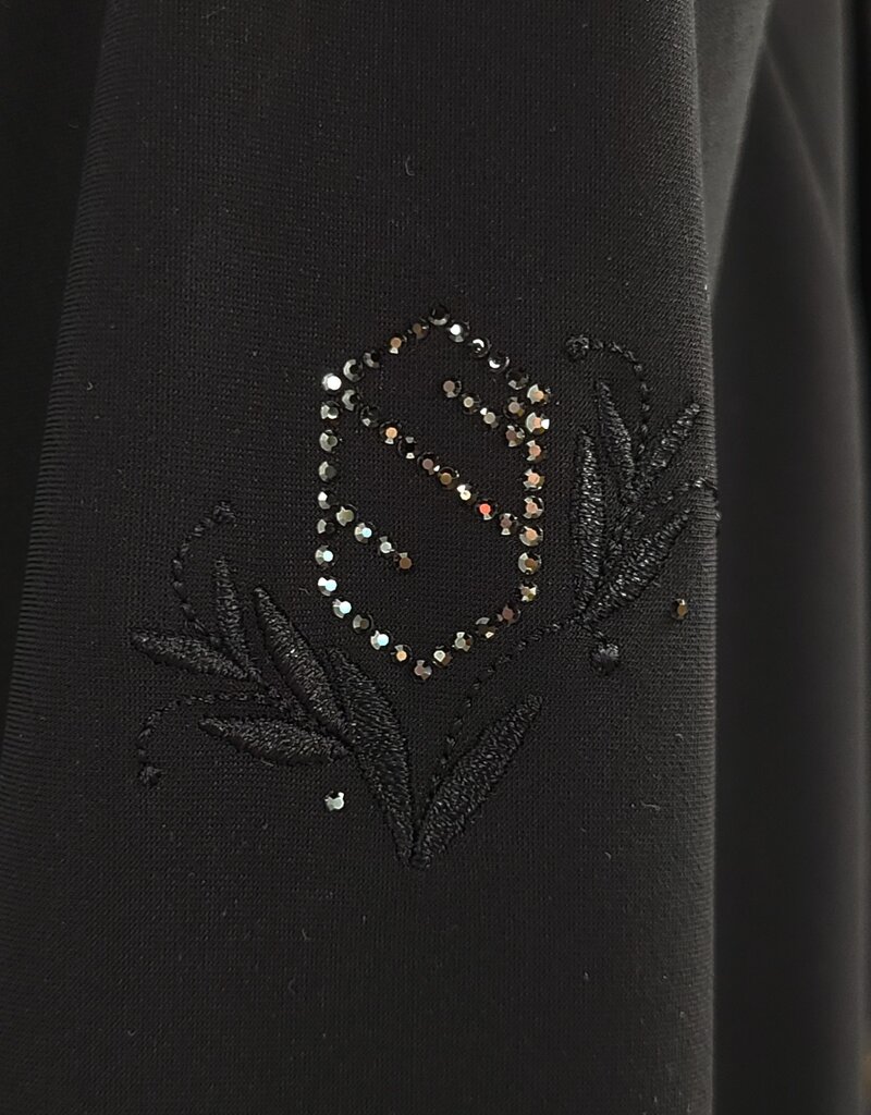 Samshield Samshield Frac Short Crystal Flower Show Coat Black Size 36FR/6US