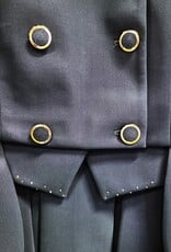 Samshield Samshield Frac Short Crystal Show Coat Black/Rose Gold Size 36FR/6US