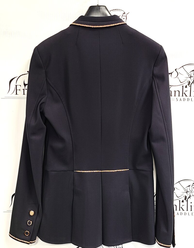 Samshield Samshield Frac Short Crystal Show Coat Black/Rose Gold Size 36FR/6US