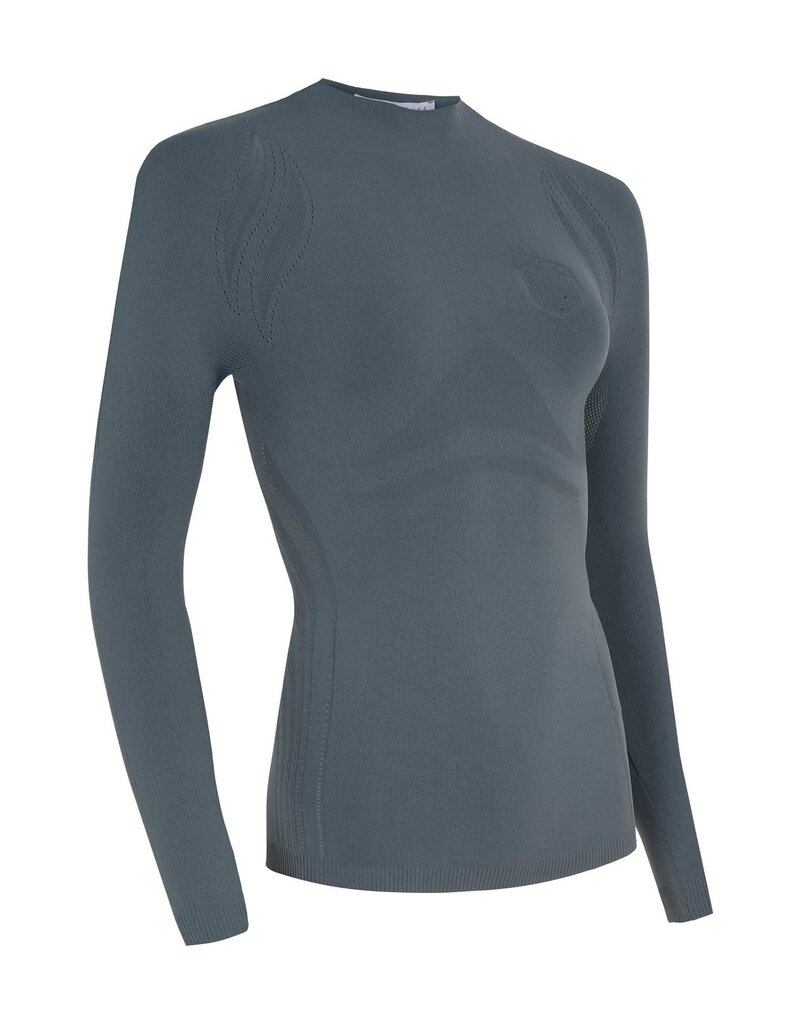 Iron Grey Long sleeve Compression T