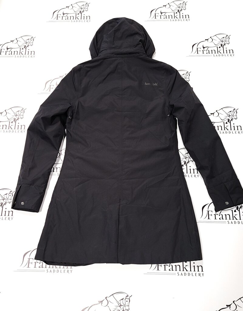 Samshield Delia Women's Rain Coat Black Small - Franklin Saddlery